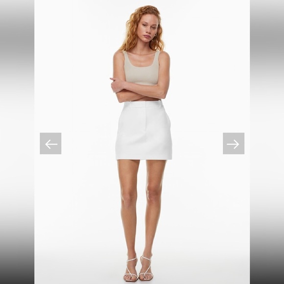 Babaton Aritzia  Sculpt Knit
Squareneck Cropped Tank Taupe Size Small - Picture 10 of 12